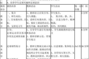 从零开始学习足球技巧的终极教程（史上最全足球技巧教学教案，带你成为球场上的明星）