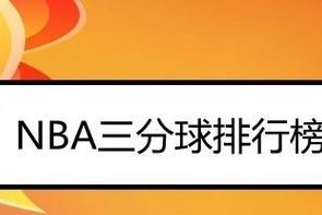 NBA球队3分球命中数排行榜（了解NBA球队在3分球方面的表现，发掘命中数最多的球队。）