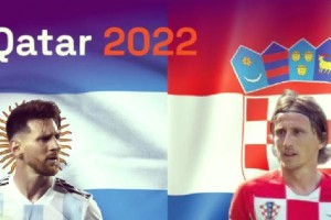 世界杯（激烈对决中的阿根廷和克罗地亚，比赛中双方的进球成为焦点）