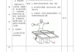 乒乓球对打教学设计