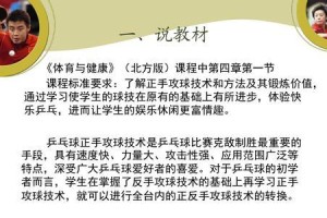 乒乓球攻球学习达标（技巧、训练方法与比赛实战应用）